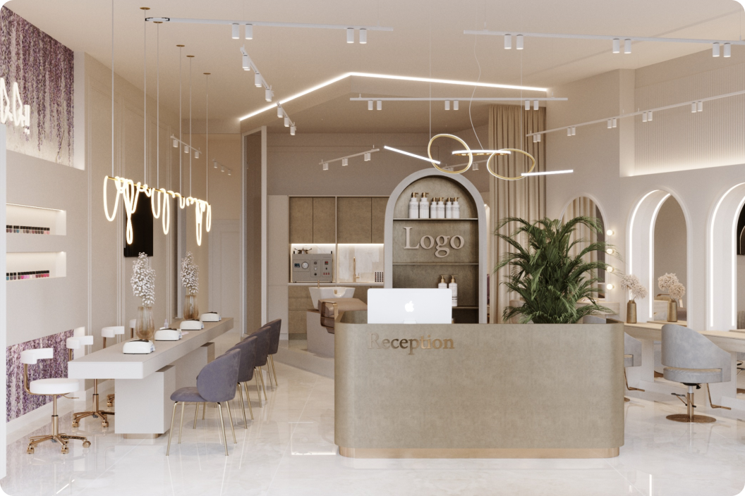 Wnętrze salonu Joy Lab